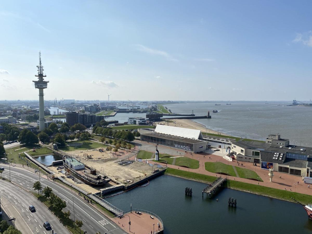 Ferienwohnung Weserblick Hundertwasser Bremerhaven Exterior foto