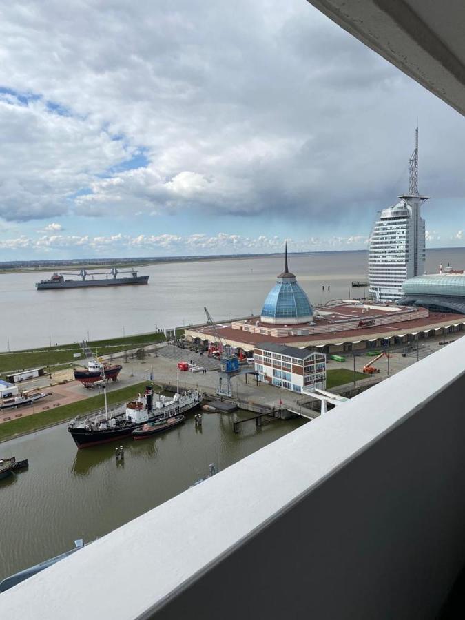 Ferienwohnung Weserblick Hundertwasser Bremerhaven Exterior foto